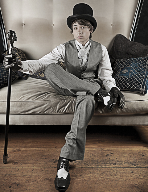 vintage suit and hat